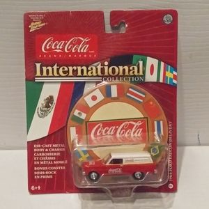 SEALED Coca-Cola International Collection Diecast '64 Ford Falcon - John Lighten